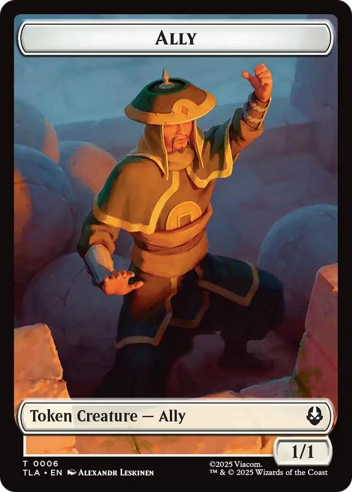 Ally (0006) // Bear Double-Sided Tokens, Avatar: The Last Airbender 6 // 12