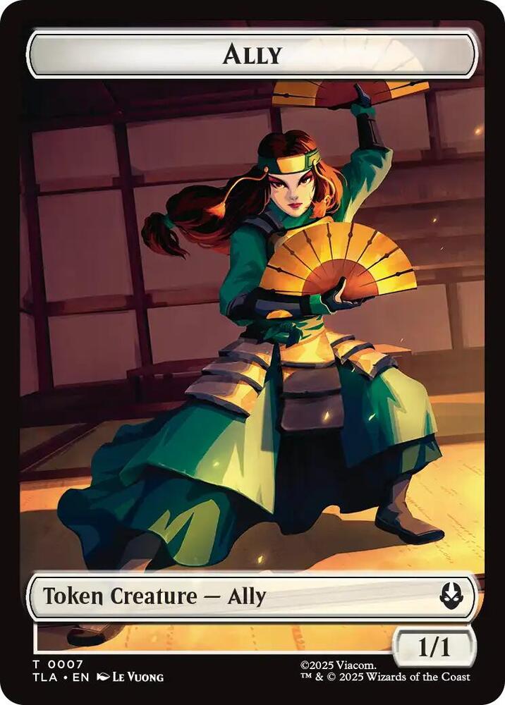Ally (0007) // Clue (0018) Double-Sided Token, Avatar: The Last Airbender 7 // 18