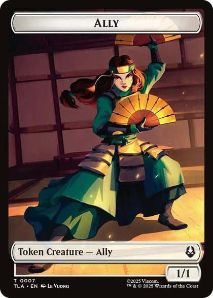 Ally (0007) // Clue (0018) Double-Sided Token, Avatar: The Last Airbender 7 // 18
