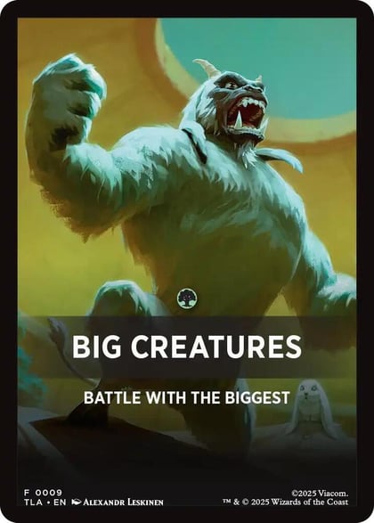 Big Creatures Theme Card, Avatar: The Last Airbender 9