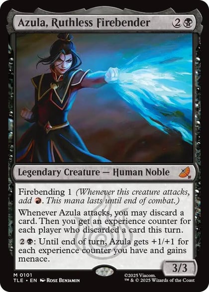 Azula, Ruthless Firebender, Avatar: The Last Airbender: Eternal-Legal 101