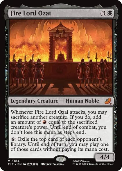 Fire Lord Ozai, Avatar: The Last Airbender: Eternal-Legal 104
