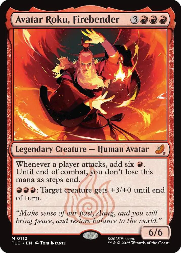 Avatar Roku, Firebender, Avatar: The Last Airbender: Eternal-Legal 112