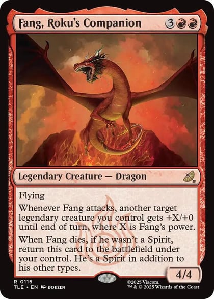 Fang, Roku's Companion, Avatar: The Last Airbender: Eternal-Legal 115