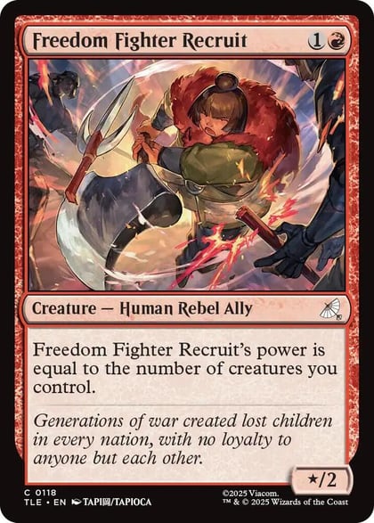 Freedom Fighter Recruit, Avatar: The Last Airbender: Eternal-Legal 118