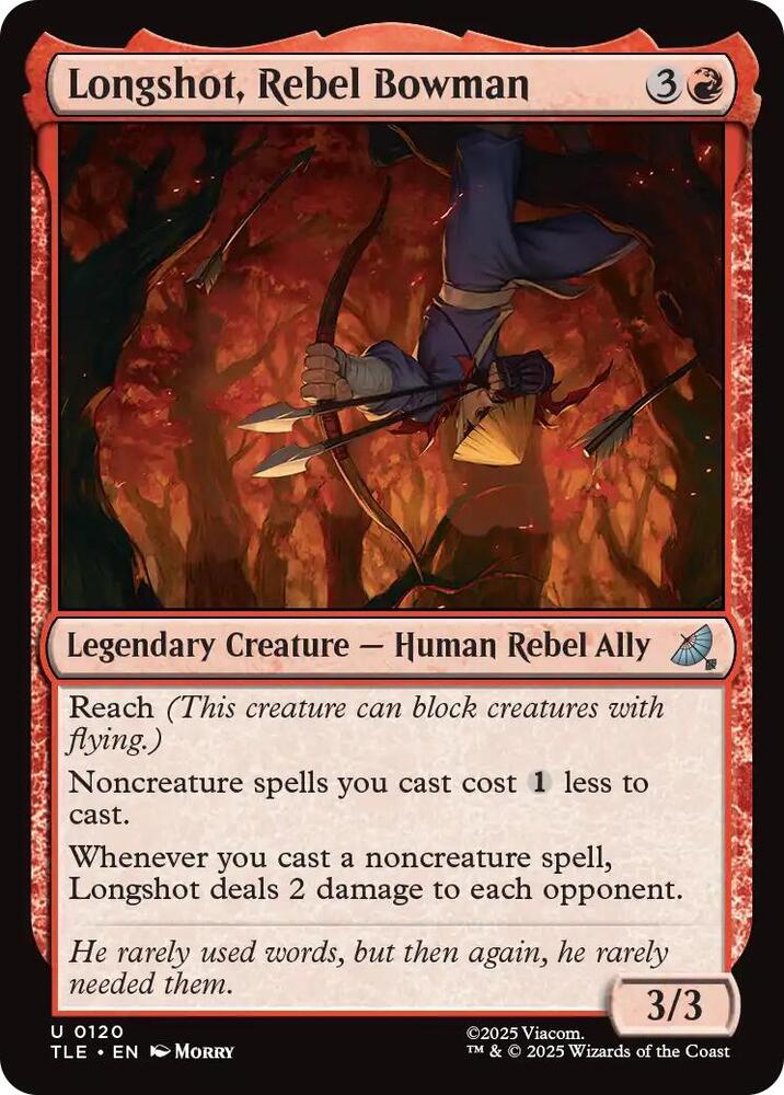 Longshot, Rebel Bowman, Avatar: The Last Airbender: Eternal-Legal 120