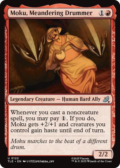 Moku, Meandering Drummer, Avatar: The Last Airbender: Eternal-Legal 122