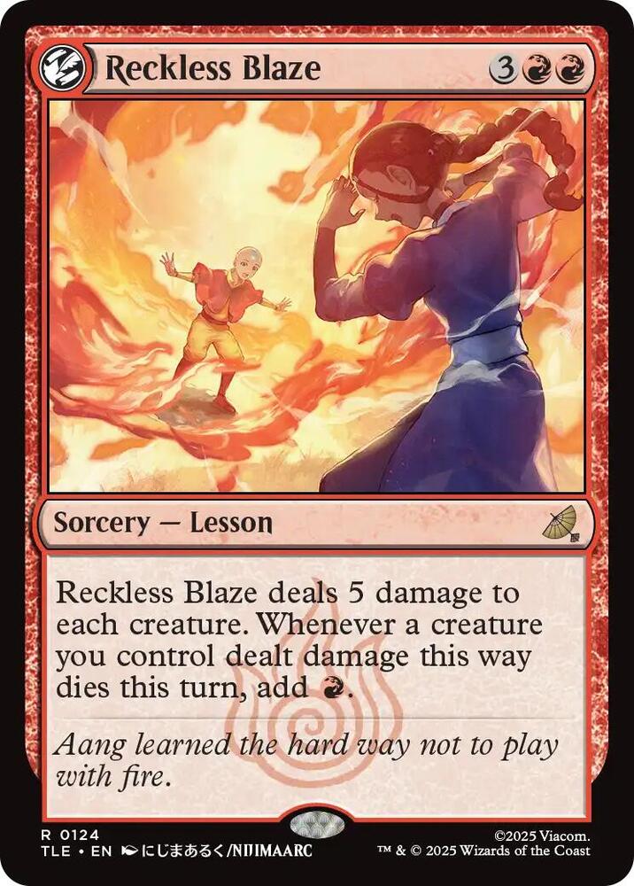Reckless Blaze, Avatar: The Last Airbender: Eternal-Legal 124