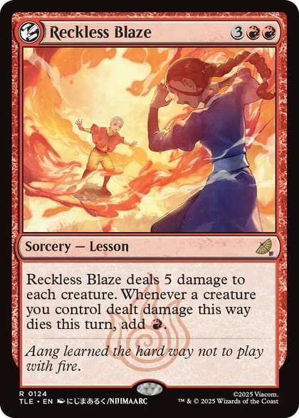 Reckless Blaze, Avatar: The Last Airbender: Eternal-Legal 124