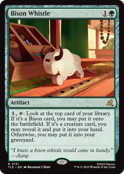 Bison Whistle, Avatar: The Last Airbender: Eternal-Legal 131