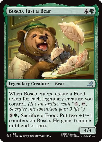 Bosco, Just a Bear, Avatar: The Last Airbender: Eternal-Legal 132