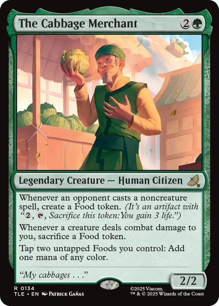 The Cabbage Merchant, Avatar: The Last Airbender: Eternal-Legal 134