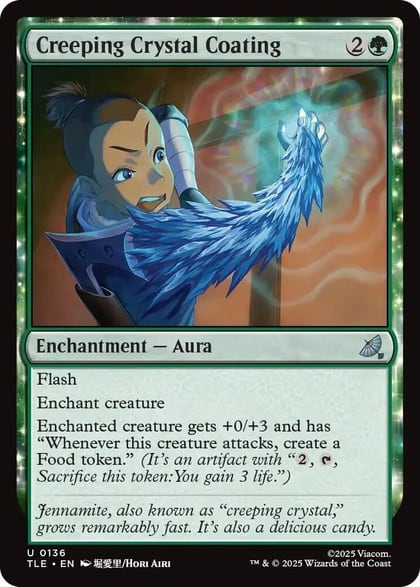 Creeping Crystal Coating, Avatar: The Last Airbender: Eternal-Legal 136