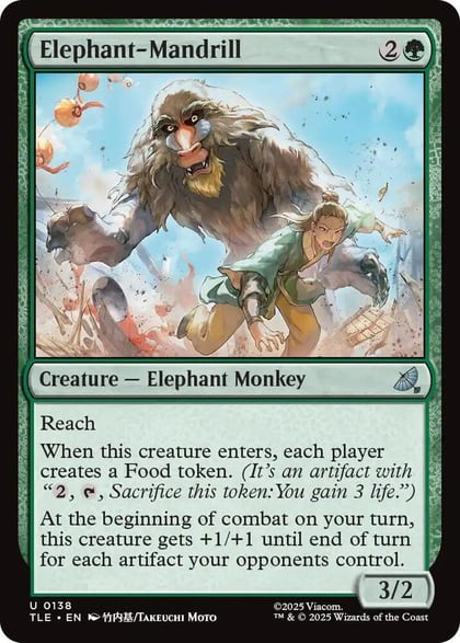 Elephant-Mandrill, Avatar: The Last Airbender: Eternal-Legal 138