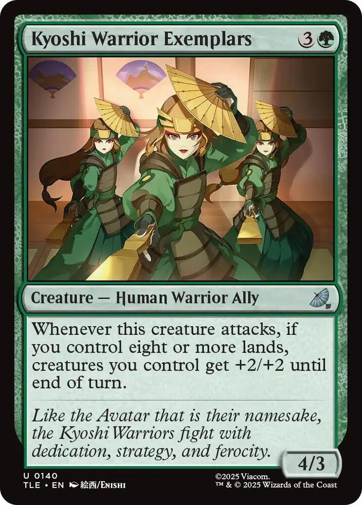 Kyoshi Warrior Exemplars, Avatar: The Last Airbender: Eternal-Legal 140