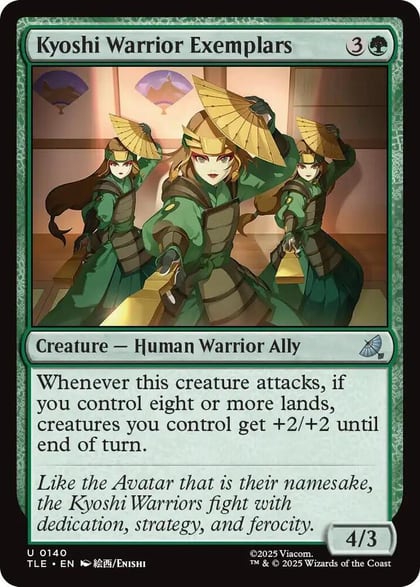 Kyoshi Warrior Exemplars, Avatar: The Last Airbender: Eternal-Legal 140