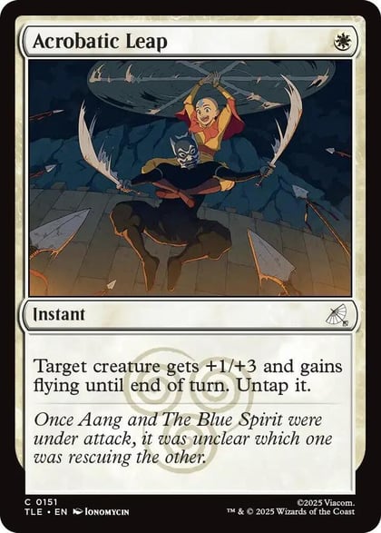 Acrobatic Leap, Avatar: The Last Airbender: Eternal-Legal 151