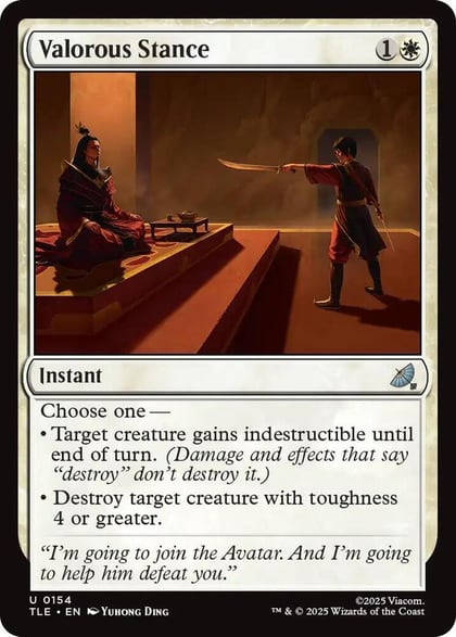Valorous Stance, Avatar: The Last Airbender: Eternal-Legal 154