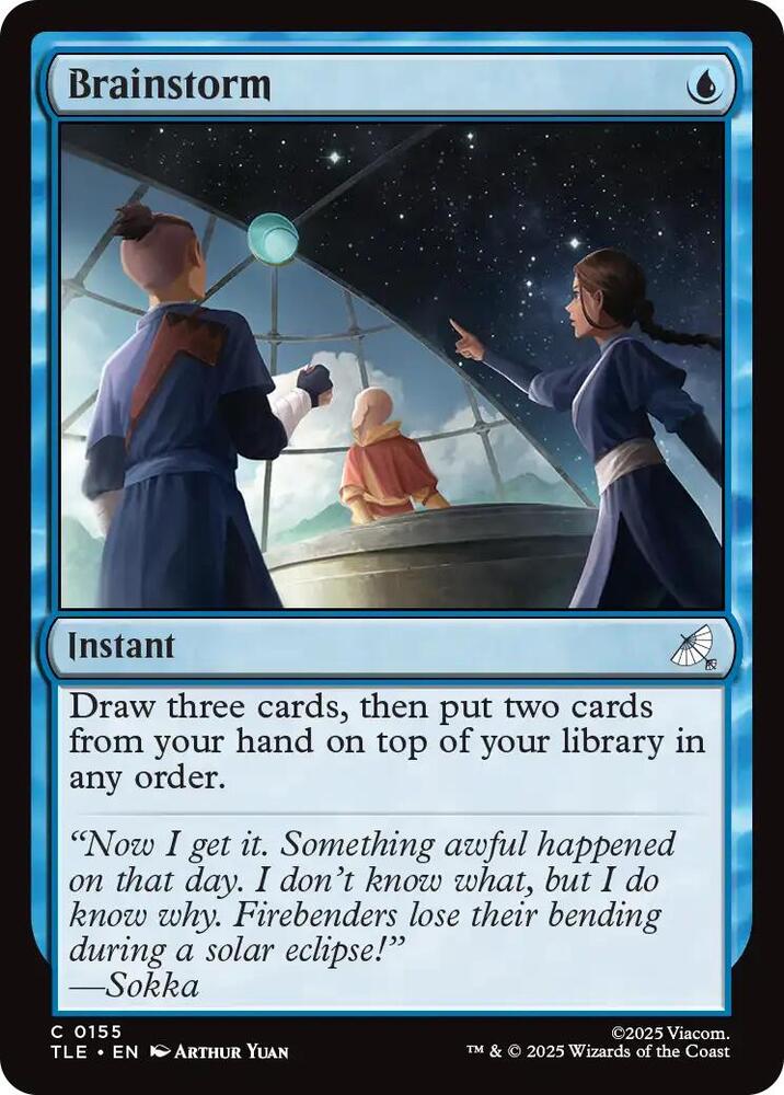 Brainstorm, Avatar: The Last Airbender: Eternal-Legal 155