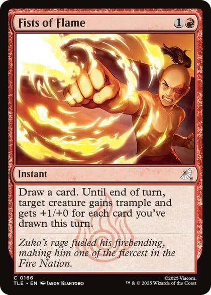 Fists of Flame, Avatar: The Last Airbender: Eternal-Legal 166