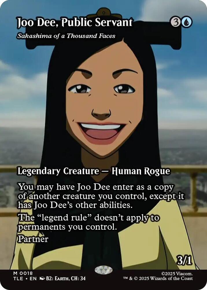 Joo Dee, Public Servant - Sakashima of a Thousand Faces (Borderless), Avatar: The Last Airbender: Eternal-Legal 18