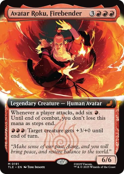 Avatar Roku, Firebender (Extended Art), Avatar: The Last Airbender: Eternal-Legal 191