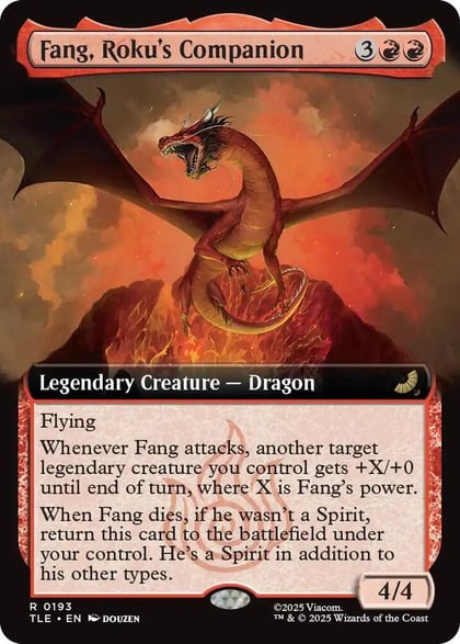 Fang, Roku's Companion (Extended Art), Avatar: The Last Airbender: Eternal-Legal 193