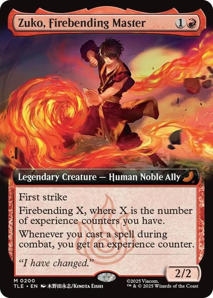 Zuko, Firebending Master (Extended Art), Avatar: The Last Airbender: Eternal-Legal 200