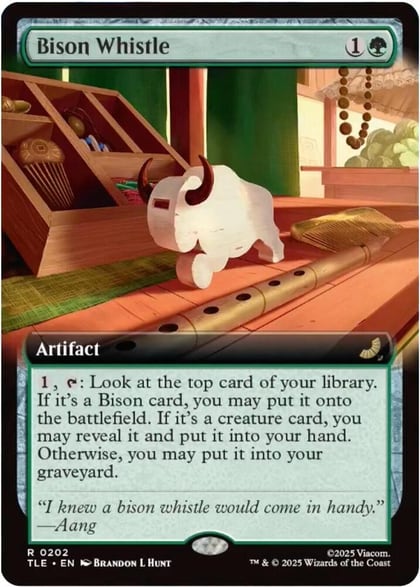 Bison Whistle (Extended Art), Avatar: The Last Airbender: Eternal-Legal 202