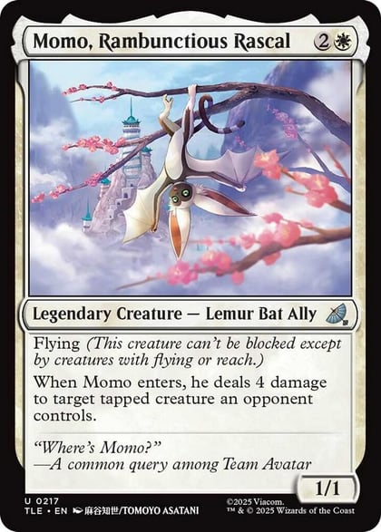 Momo, Rambunctious Rascal (0217), Avatar: The Last Airbender: Eternal-Legal 217