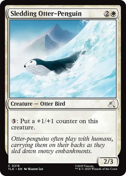 Sledding Otter-Penguin (0218), Avatar: The Last Airbender: Eternal-Legal 218
