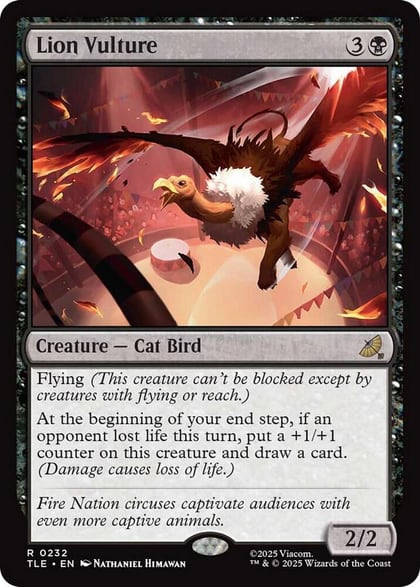 Lion Vulture, Avatar: The Last Airbender: Eternal-Legal 232
