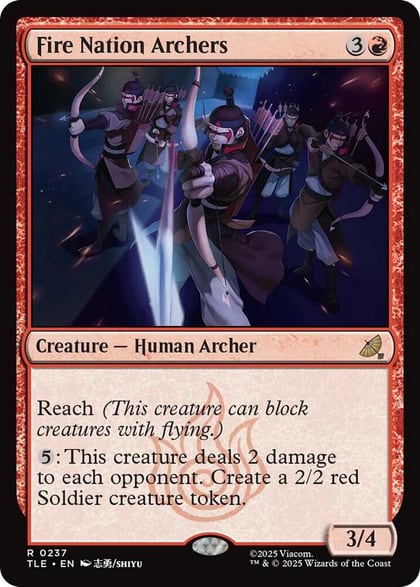 Fire Nation Archers, Avatar: The Last Airbender: Eternal-Legal 237