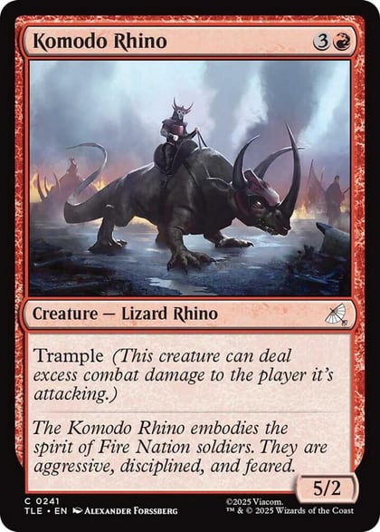 Komodo Rhino (0241), Avatar: The Last Airbender: Eternal-Legal 241