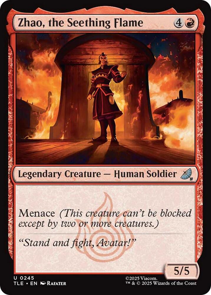Zhao, the Seething Flame (0245), Avatar: The Last Airbender: Eternal-Legal 245