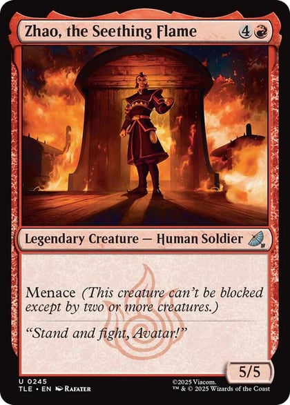 Zhao, the Seething Flame (0245), Avatar: The Last Airbender: Eternal-Legal 245