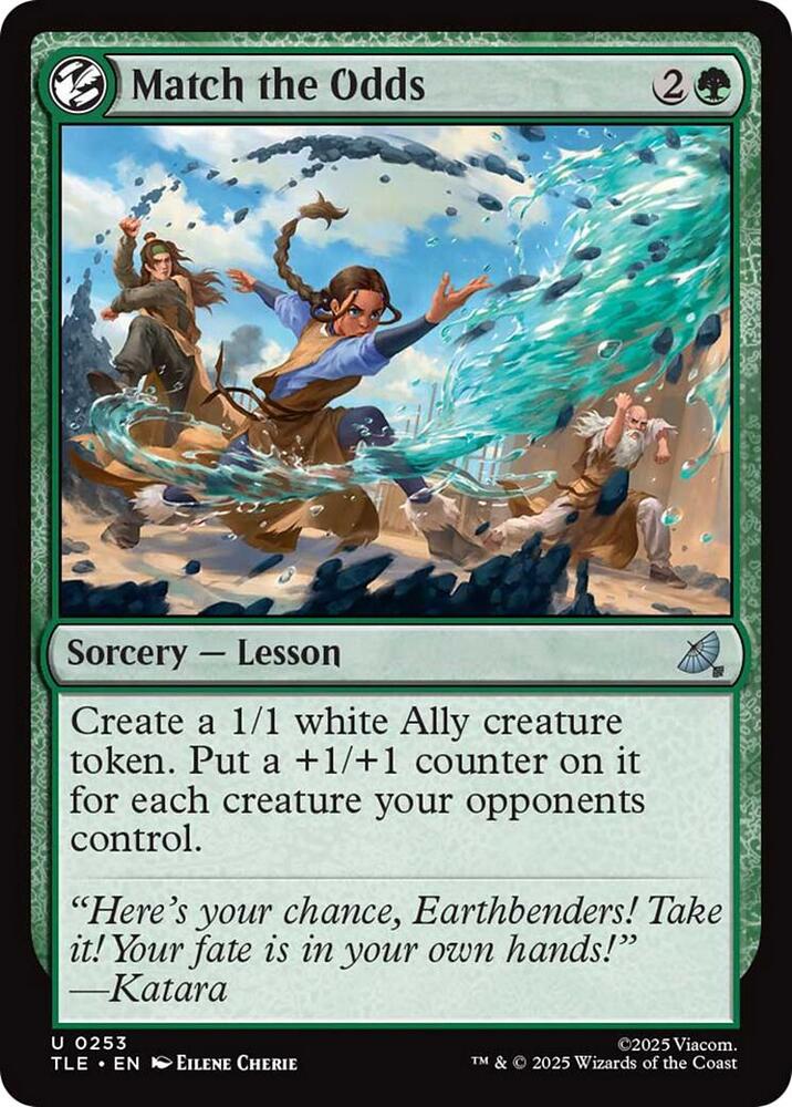 Match the Odds, Avatar: The Last Airbender: Eternal-Legal 253