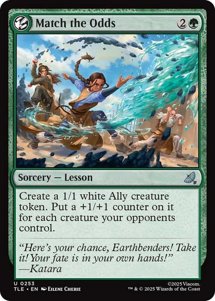 Match the Odds, Avatar: The Last Airbender: Eternal-Legal 253