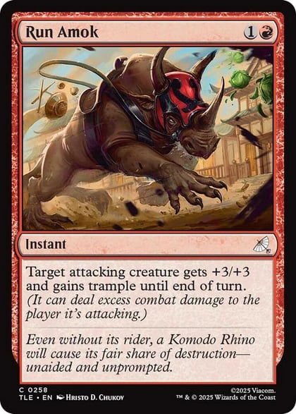 Run Amok (0258), Avatar: The Last Airbender: Eternal-Legal 258