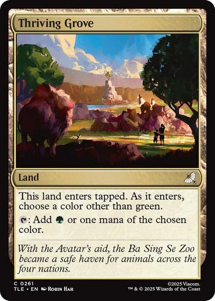 Thriving Grove, Avatar: The Last Airbender: Eternal-Legal 261