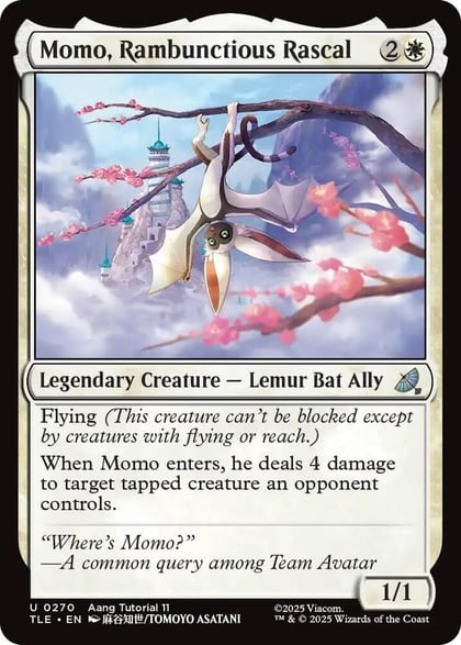 Momo, Rambunctious Rascal (0270), Avatar: The Last Airbender: Eternal-Legal 270