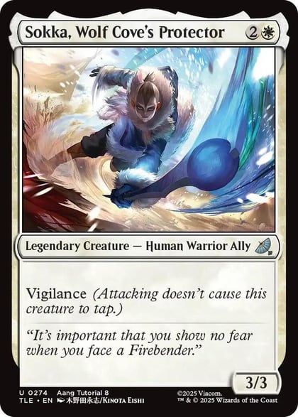 Sokka, Wolf Cove's Protector (0274), Avatar: The Last Airbender: Eternal-Legal 274