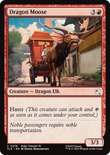Dragon Moose (0278), Avatar: The Last Airbender: Eternal-Legal 278