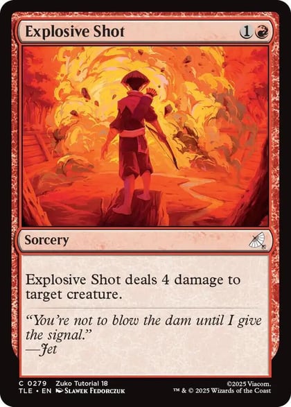 Explosive Shot (0279), Avatar: The Last Airbender: Eternal-Legal 279