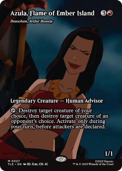 Azula, Flame of Ember Island - Diaochan, Artful Beauty (Borderless), Avatar: The Last Airbender: Eternal-Legal 27