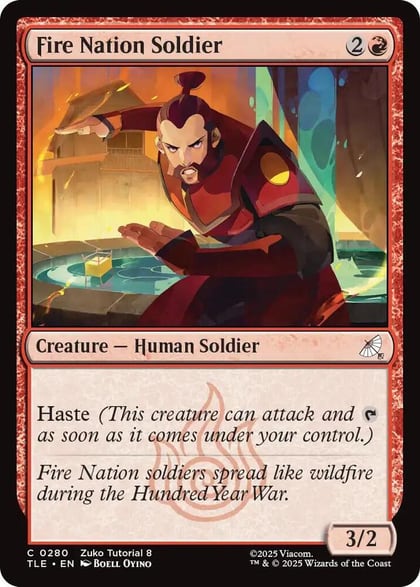 Fire Nation Soldier (0280), Avatar: The Last Airbender: Eternal-Legal 280