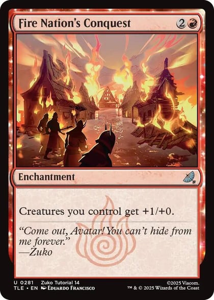 Fire Nation's Conquest (0281), Avatar: The Last Airbender: Eternal-Legal 281