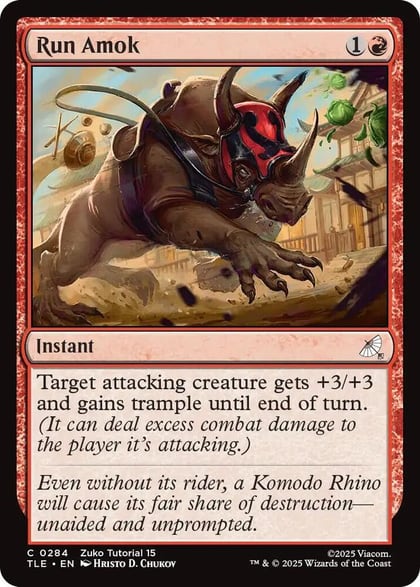Run Amok (0284), Avatar: The Last Airbender: Eternal-Legal 284