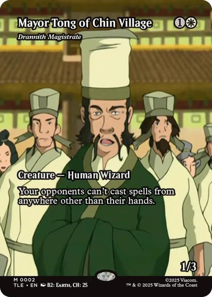 Mayor Tong of Chin Village - Drannith Magistrate (Borderless), Avatar: The Last Airbender: Eternal-Legal 2