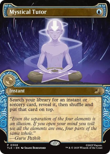 Mystical Tutor (Showcase), Avatar: The Last Airbender: Eternal-Legal 308